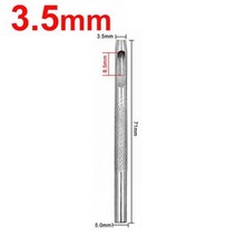 가죽 둥근 모양 구멍 펀치 키트 벨트 시계 밴드 중공 도구 DIY 공예 펀처 2.5mm 3mm 3.5mm 4mm 핸들, 3.5mm (1Pc)