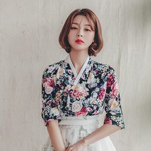 수설화 생활한복 화사 장저고리 생활한복(개량한복)