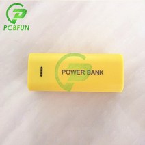 5600mAh 2x18650 USB 보조베터리 배터리 충전기 케이스 18650 리튬 DC 5V 1a에 대 한 전화 전자 충전에 대 한 DIY 상자, 06 YELLOW