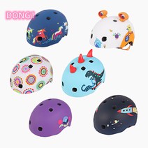 마이크로킥보드 악세사리 헬멧 디럭스 V3 3D 몬스터 공룡 Esyuse 증정, M 하이 헬멧 유니콘 S