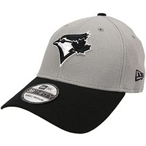 뉴엘라 캡 남성 여성 newera 39thirty team classic 3930 모자 베이스볼 캡 메이저 리그 mlb 야구 모자 스트레치 병행 수입품, 블루 제이즈(그레이×블랙), m