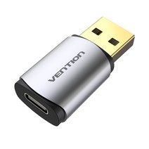 Vention usb to type-c 사운드 카드 c 어댑터 컴퓨터 이어폰 케이블 용 오디오 인터페이스 올인원, 회색