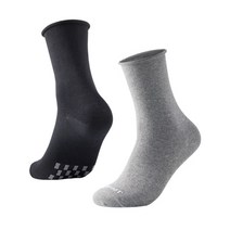 위풋 남성 논슬립 돌돌이 양말 총 2컬러(택1), 블랙