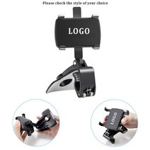 자동차 전화 홀더 360 회전 백미러 선바이저 클립 미니 쿠퍼 원 JCW 클럽맨 컨트리맨 R55, 04 For BMW