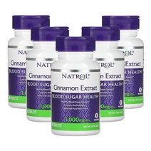 나트롤 계피 추출물 500mg 80정, 5팩