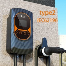 전기자동차충전기 EVSE-Wallbox Type2 케이블 32A 7.6KW EV 자동차 충전기 11KW 22KW 3 상 충전 스테이션 앱 RFID 카드 제어 전기, [01] Type2 11KW 16A