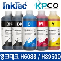 잉크테크 H6088 H8950D 대용량 무한 리필 잉크 HP 삼성 호환 HP7720 HP7740 HP8610 HP8710 HP9010 SL-J3520W, H8950D-파랑(염료)