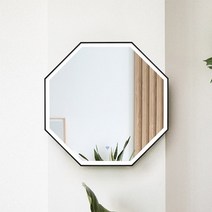 LED 간접 비비안 8각 거울 700x700, 골드