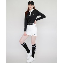 배드바니 프론트 절개 큐롯 스커트 화이트