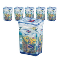 락앤락 클래식 직사각 밀폐용기 1.3L, 1세트, 6개입