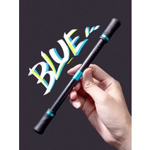 초보자용 사무라이 블랙 프로 턴 펜돌리기, Blue