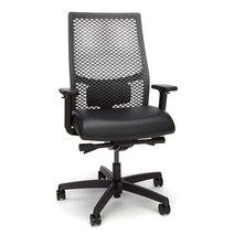 HON Ignition 2.0 인체 공학적 메시 사무실 의자 머리 받침대 포함 - 하이 백 컴퓨터 책상 조절 가능한 요추 지지대 팔걸이 좌석 깊이 싱크로-틸트 리클라인 360 회전, Ignition 2.0 | Reactiv_Chair