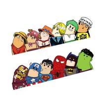 슈퍼히어로 원피스 차량용 바이크 자전거 포인트 방수 스티커, 캐릭터B, 1개