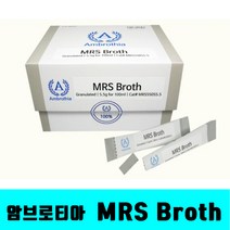 [클릭해바] MRS BROTH 암브로티아 5.5gx100 MRS550S5.5 과립형 배지 스틱 미생물 실험 과학 stick 배양, MRS550S5.5+스티커