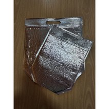 보름달비닐 손잡이 은박 보냉팩 5매 보냉파우치 아이스팩 보냉봉투, 가로(39)*세로(26.5)*밑면(13)+날개(5.5)