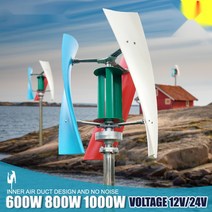 풍력 터빈 발전기 날개 MPPT, 24V, 컨트롤러 없이, 600W, 1개