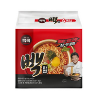 백종원의 빽쿡 빽라면 115g*4봉 라면 신상품 (사탕증정), 2개