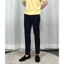 남자 슬랙스 여름 사계절 정장바지 히든 밴딩 스탠다드 9부 슬랙스