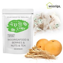 우리가스토리 국내산 프리미엄 배도라지차 2g 50티백 / 흑마늘차 율무팥차 무차 무말랭이차 생강 대추차 해죽순차 전통차, 국내산 생강대추차 50티백×1봉