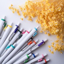 유니볼 원 중성펜 젤펜 0.38, 블루블랙(64), 유니볼 one 볼펜, 0.38mm