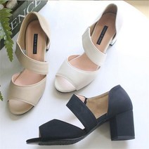 니나스파리 에스라인 오픈토 썸머 6cm 펌프스 0K557