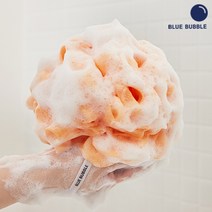 블루버블 90g 자이언트 샤워볼(4가지 색상), 자이언트 샤워볼 - 실키 그레이