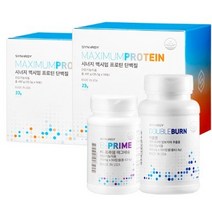 시너지다이어트 / 맥시멈단백질 2개 + 더블번 1개 + 비프라임 마그네슘 1개