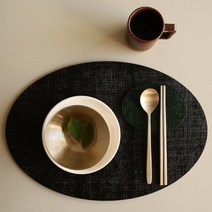 [놋담] 옻칠 테이블 매트, 컬러:오렌지