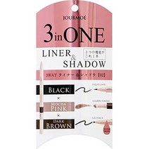 일본직발송 6. 줄모에 (JOURMOE) 줄 모에 3WAY 아이 라이너 아이섀도 02 브라운 B01LMXT9FA, One Size