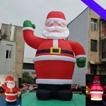 대형 크기별 산타클로스 풍선인형 크리스마스 영업, 산타클로스 3미터