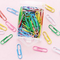 사무용 칼라클립 서류클립 페이퍼클립 종이클립 용품