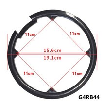 크랭크암 mtb 도로 자전거 스프로킷 보호 크랭크 셋 크랭크 가드 보호대 자전거 체인 휠 링 보호 커버 40 42 44 46 48 50 52t, G4RB 44