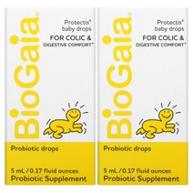 바이오가이아 프로텍티스 베이비 다이제스티브 5ml 2팩 BioGaia ProTectis Baby Digestive Probiotic, 1개, 기본