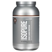 제로 탄수화물 단백질 파우더 쿠키 크림 3파운드 1.36kg