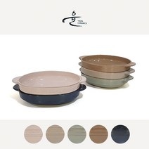 윤도자기 다인 타원 손잡이볼 5color, 청옥