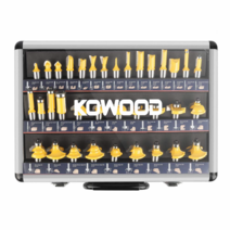 KOWOOD 35B 트리머 루터 루타 라우터 루터기 홈파기 날 목공 비트 셋트 12