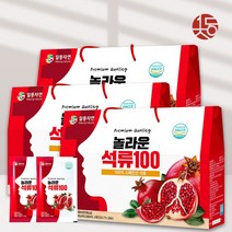 즙장인 일등자연 놀라운 100% 석류즙 석류주스, 90포