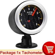 타코메타 타코미터 RPM 게이지 속도 측정기 2quot 52mm 부스트수온오일 온도오일
