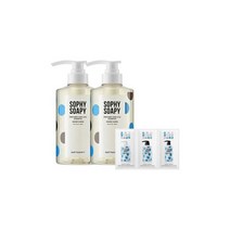 더프트앤도프트 소피소피 퍼퓸드 헤어로스 샴푸500ml + 트리트먼트230ml +(8ml 샘플3종), 소피소피 퍼퓸드 헤어로스 비건 탈모 샴푸 500mlx2