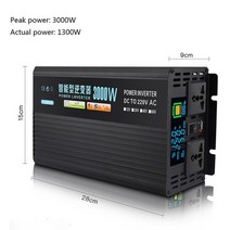순수 정현파 인버터 차량용 캠핑용 dc 12v24v to ac 220v 2000w 3000w 3500w 4500w 전압 변압기 변환기, 24v