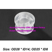 고속절단기 타일 컷팅기 철근 나무 절삭기 Ø0.5mm Z140A 세라믹 파이프 가이드 Ø6x30Hmm EDM 드릴링 머신, 02 OD25xID8MM