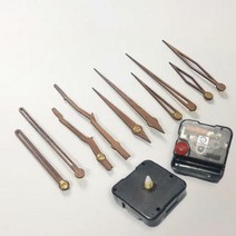 DIY 시계만들기 부품모음 무소음무브먼트 원목바늘, 원목바늘 C형