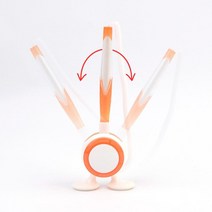 관공서 탁상 스프링 분실방지 부착볼펜 5p 잘써지는 필기감 필기도구 학교