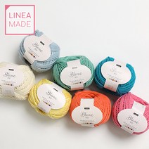 색상 추가! 블랑 Blanc 리네아 Linea 코나 얇은 버전! 더 가볍고 더 유연한 니팅감 대바늘 코바늘 모두 다양하게 사용해보세요, 713 블랙