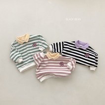 블랙빈 크레용 베베맨투맨 봄나들이 베이비맨투맨 유아 아동복 주니어 봄나들이룩 어린이집등원룩