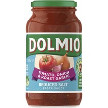 돌미오 토마토 어니언 갈릭 저염 파스타 소스 500g Dolmio Extra Tomato Onion Garlic Salt Reduced, 1팩, 1개
