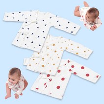 랩바이베이비 베넷저고리 3종세트 특허받은 열똑똑아기옷 아기 체온37도 38도이상 체온감지가능