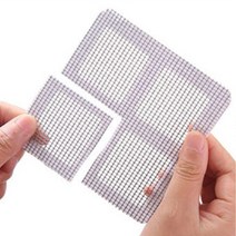 구멍 미세 촘촘망 방충망 텐트 모기장 수선 오피스텔 수리 미세망 셀프 교체 부품 현관 붙이는 샷시 보수 샤시 스티커 보수용 테이프 베란다 모기망 창문 접착식 패치 3개