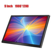 게이밍휴대용와이드커브드 컴퓨터모니터 12.5 / 13.3 9 인치 휴대용 게임 모니터 LCD 디스플레이 미니 HDMI, 01 9 Inch_01 영국 플러그