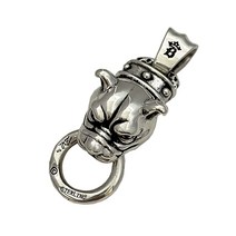 쉐퍼트 불독 체인 목걸이 멍멍이 댕댕이 핏불 맹견 선물 고급 힙한 도베르만 목걸이, 싱글 펜던트